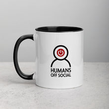 Load image into Gallery viewer, White Humans Off Social Mug